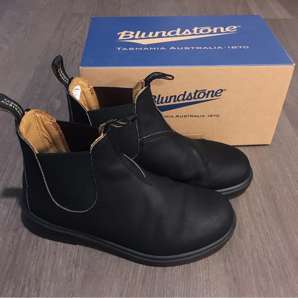Blundstone 531 black leather boots size AU3